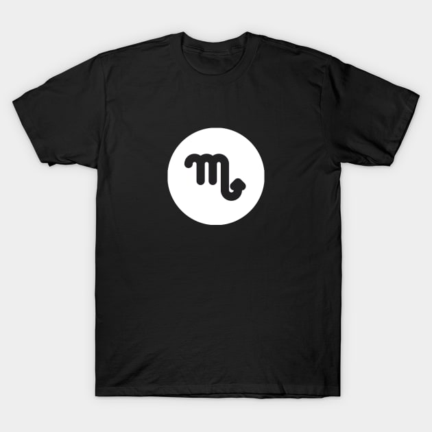 Scorpio Star Symbol T-Shirt by Jambo Designs